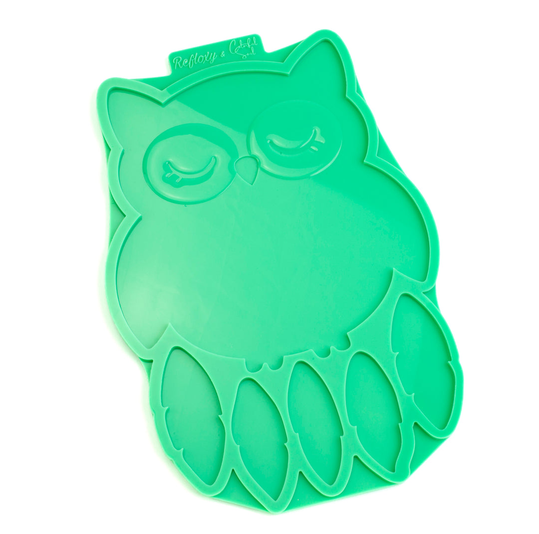 Eule Silikonform – Exklusive Kooperation Refloxy x CoulerfulSoul – Für Wanddeko, Mobiles & Babyshower-Geschenke