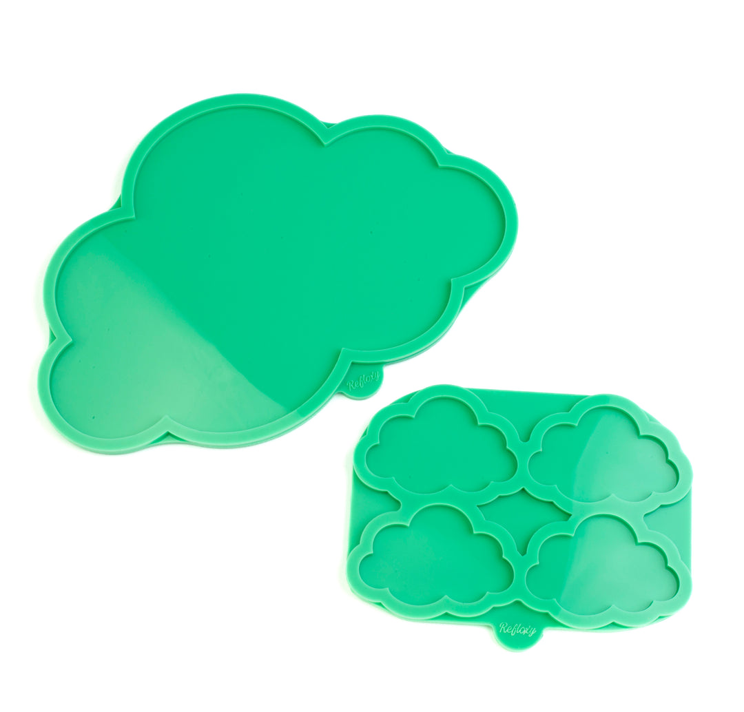Wolken-Silikonform Medium – Perfekt für Mobiles, Wanddeko & Babyshower-Geschenke