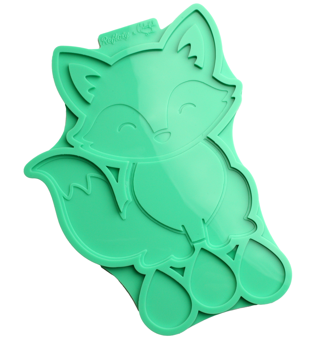 Fuchs Silikonform – Exklusive Kooperation Refloxy x Colorfulsoul.eu – Für Wanddeko, Mobiles & Babyshower-Geschenke