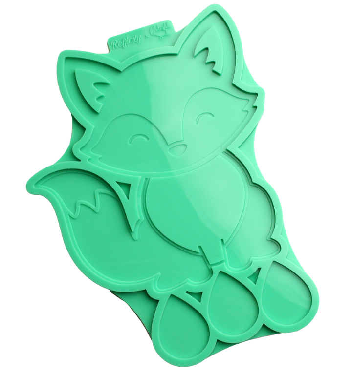 Fuchs Silikonform – Exklusive Kooperation Refloxy x Colorfulsoul.eu – Für Wanddeko, Mobiles & Babyshower-Geschenke