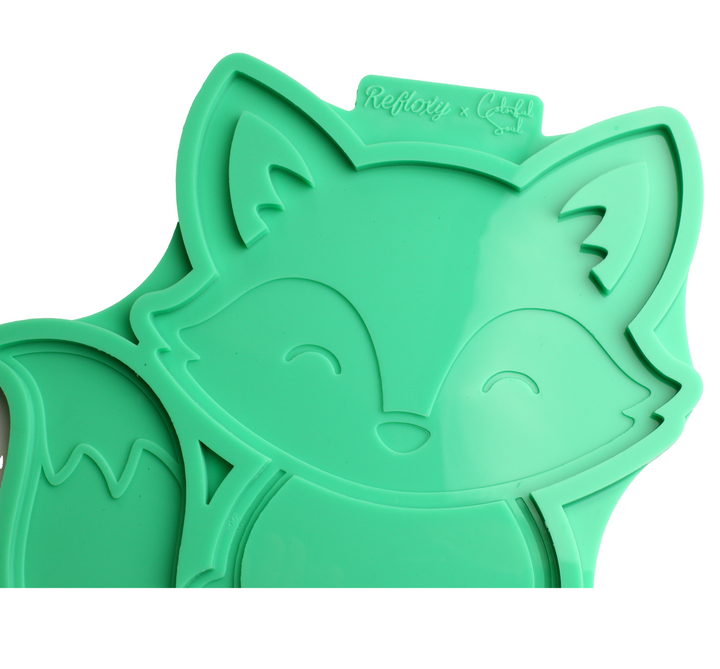 Fuchs Silikonform – Exklusive Kooperation Refloxy x Colorfulsoul.eu – Für Wanddeko, Mobiles & Babyshower-Geschenke