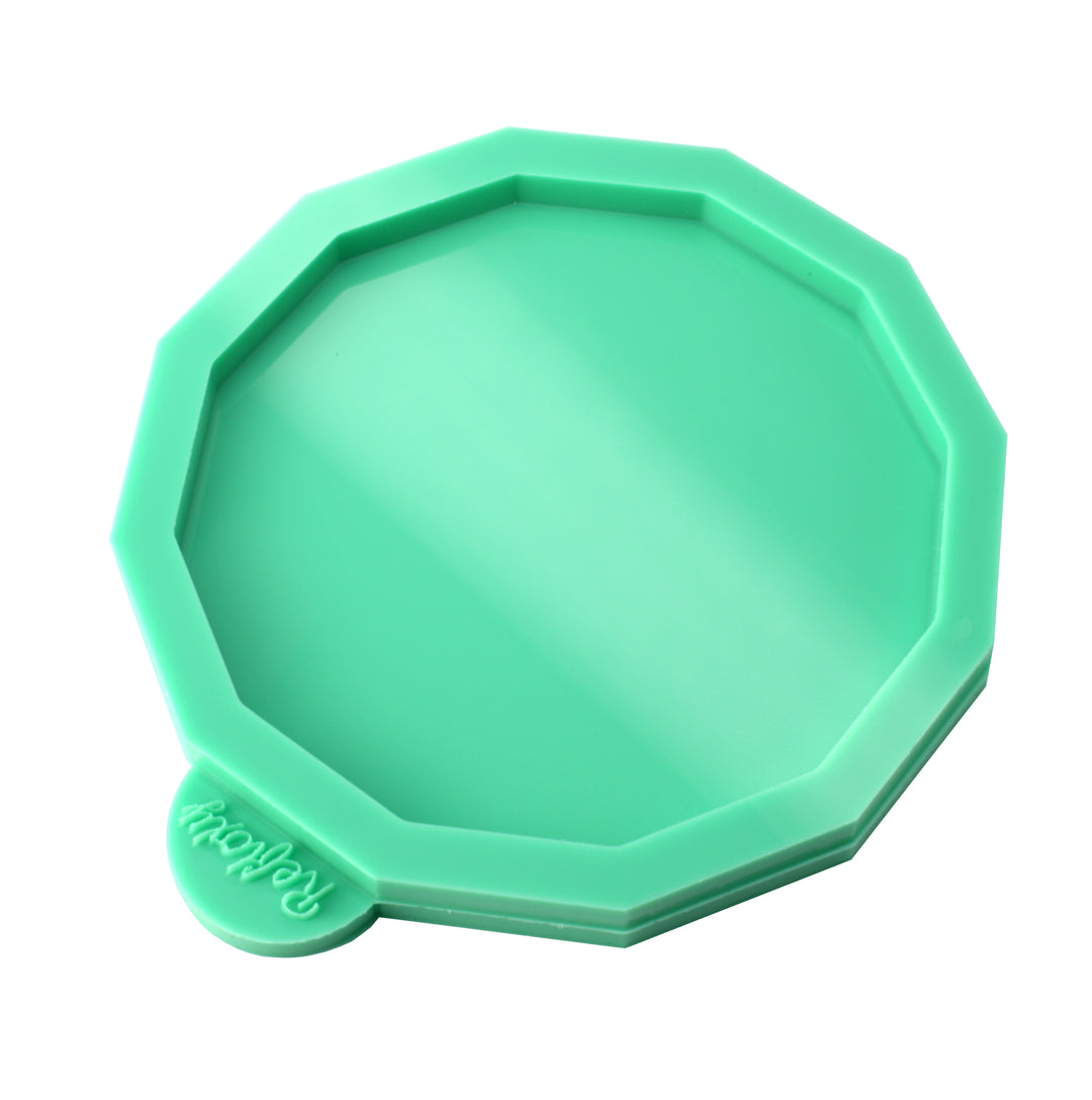 Dodekagon Silikonform  11 x 11,3 0,8cm  Untersetzer