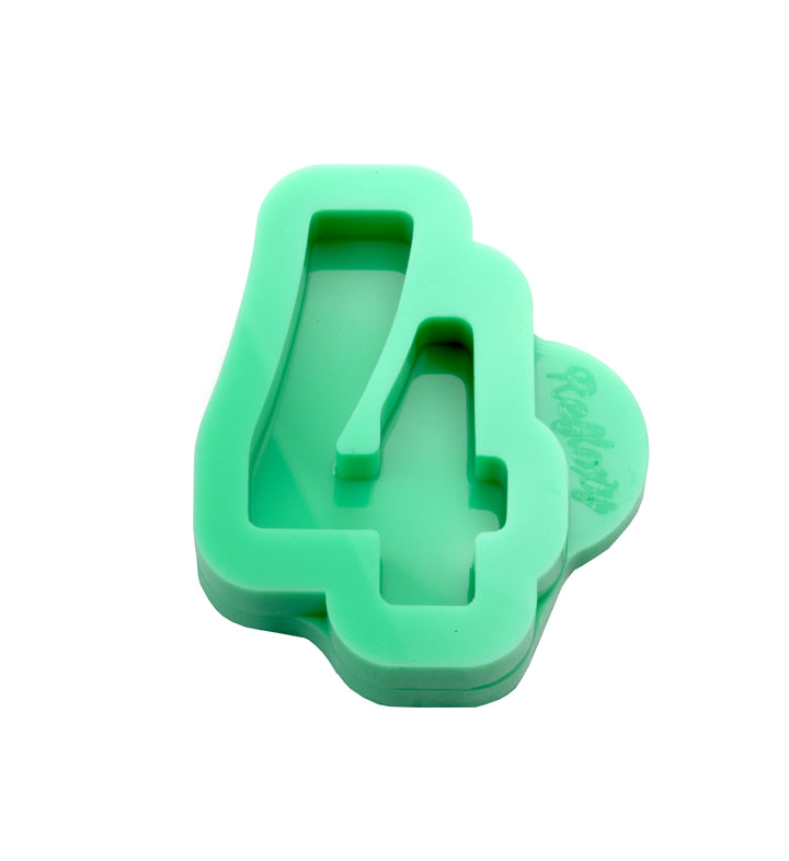 Zahlen-Silikonform 0–9 – Für Resin-Schlüsselanhänger & personalisierte Anhänger