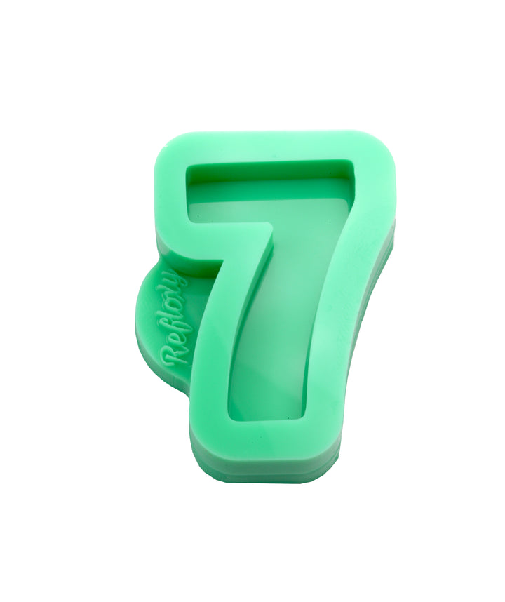 Zahlen-Silikonform 0–9 – Für Resin-Schlüsselanhänger & personalisierte Anhänger