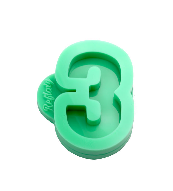 Zahlen-Silikonform 0–9 – Für Resin-Schlüsselanhänger & personalisierte Anhänger