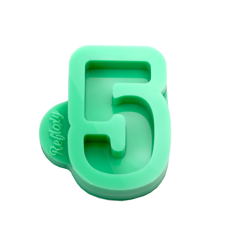 Zahlen-Silikonform 0–9 – Für Resin-Schlüsselanhänger & personalisierte Anhänger
