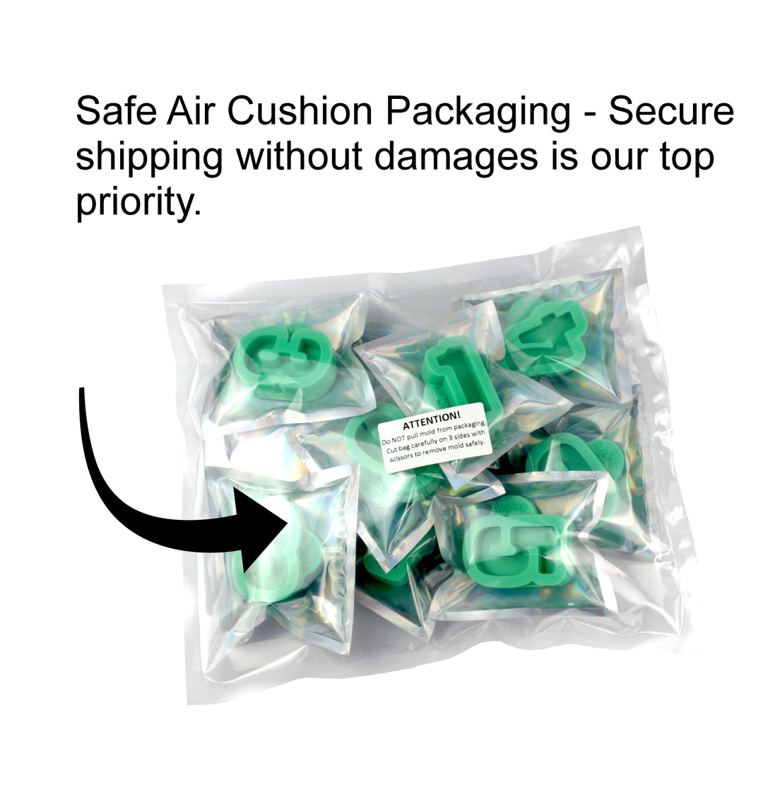 Zahlen-Silikonform 0–9 – Für Resin-Schlüsselanhänger & personalisierte Anhänger