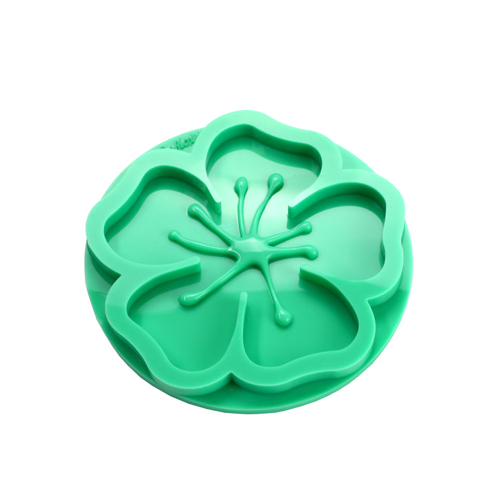 Untersetzer Monstera Blume - mit inneren Konturen. Unregelmäßige Muster für Untersetzer Harzgießformen - Silikon-Epoxidform für DIY Handwerk