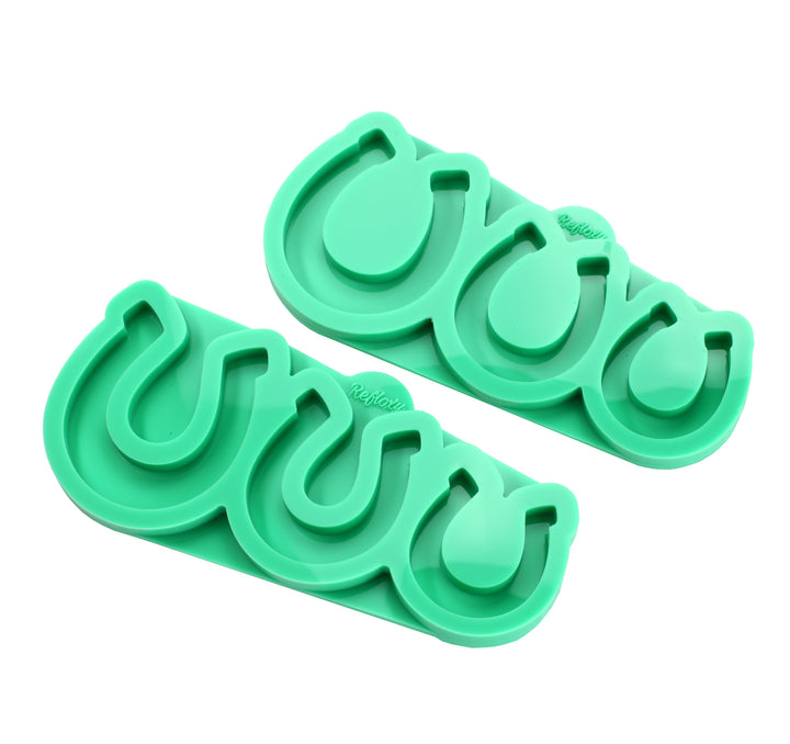 Hufeisen - Groß Niedliche Gießharzform für kleine Anhänger, Key Rings Hochwertige Silikonform für Resin