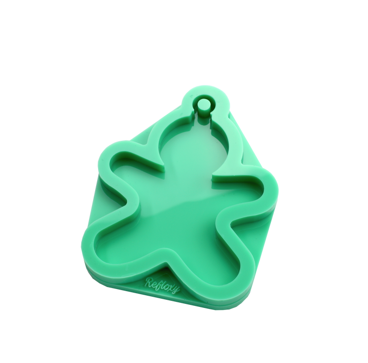 Weihnachten Ornamente Schneemann, Weckmann, Socke, Glocke, Zuckerstange Silikonform