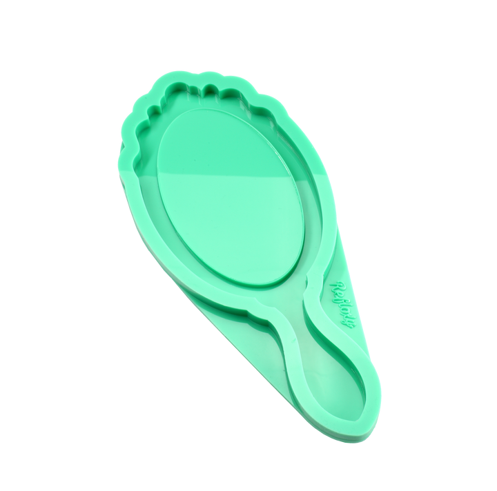 Eleganter Handspiegel Silikonform, Royales Design, Deko