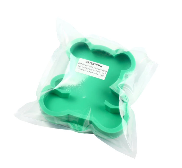 Große Teddybär-Silikonform