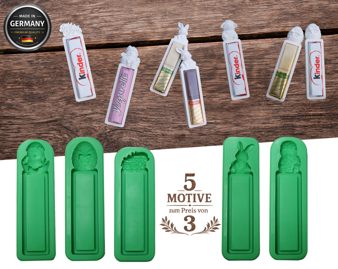 Oster Riegel Silikonform 3D – Motive | Version 2026