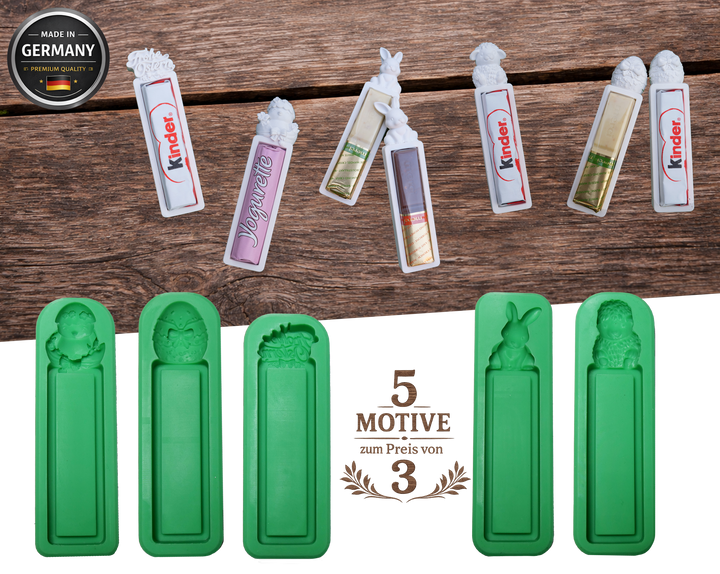 Oster Riegel Silikonform 3D – Motive | Version 2026