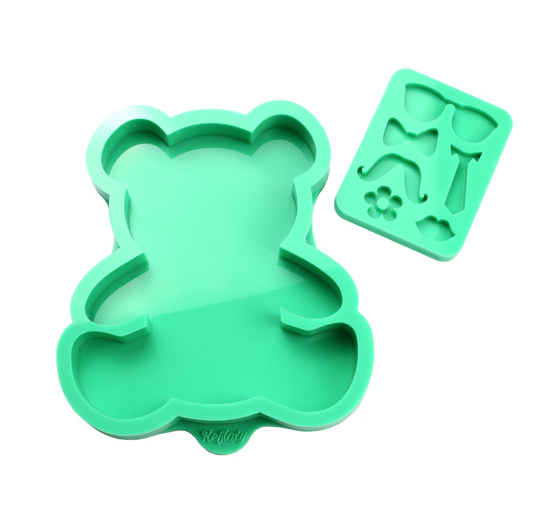 Große Teddybär-Silikonform