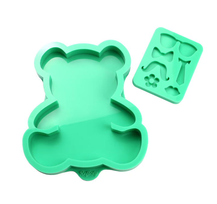 Große Teddybär-Silikonform